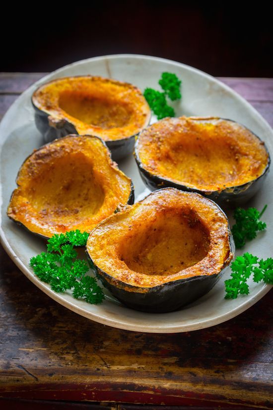 Curry Roasted Acorn Squash