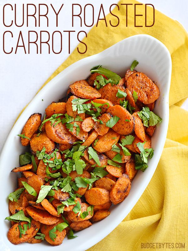 Curry Roasted Carrots