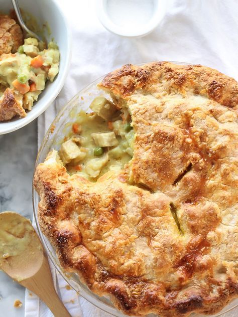 Curry Turkey Pot Pie With Homemade Butter Pie Crust