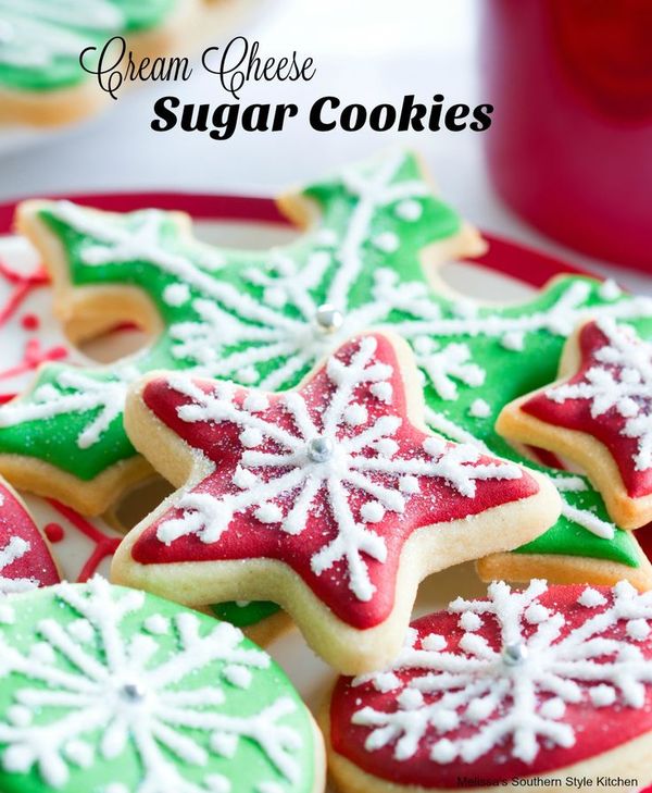 Cutout Cream Cheese Sugar Cookies