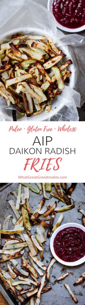 Daikon Radish Fries