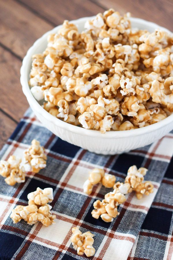 Dairy free caramel corn