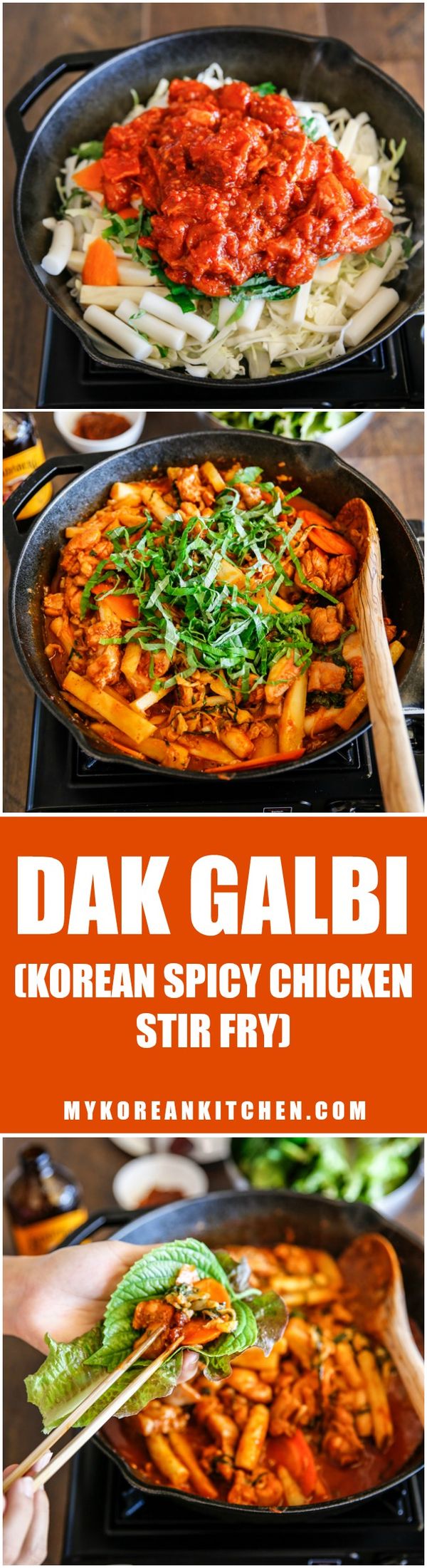 Dak Galbi (Korean Spicy Chicken Stir Fry