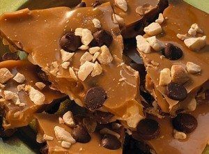 Dark Chocolate and Macadamia Toffee Crunch