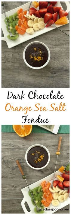 Dark Chocolate Orange Sea Salt Fondue