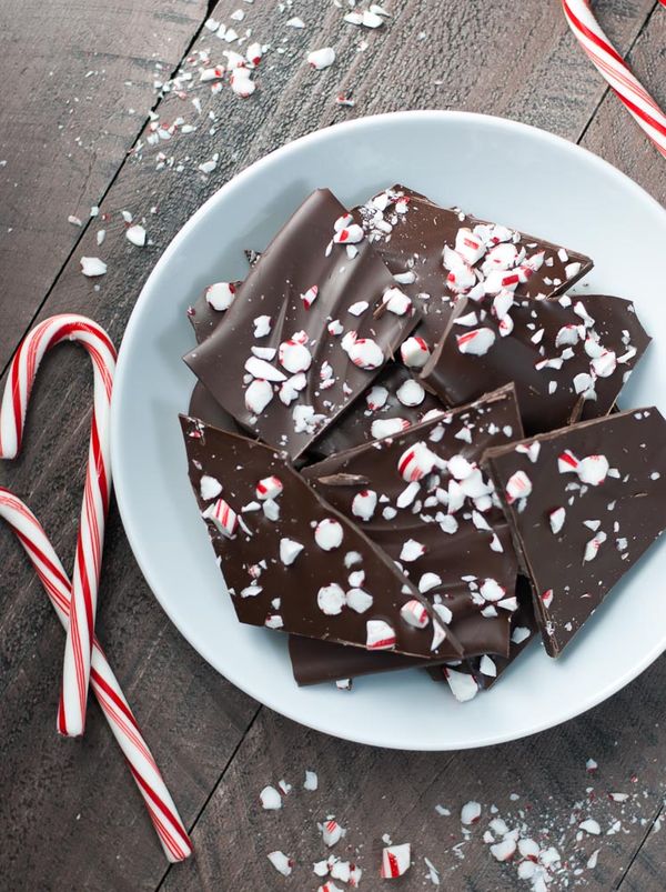 Dark Chocolate Peppermint Bark