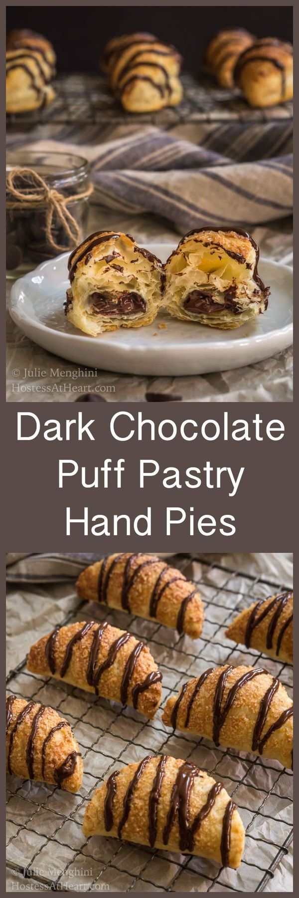 Dark Chocolate Puff Pastry Hand Pies