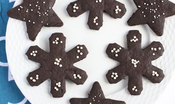 Dark Chocolate Sugar Cookie Cutouts