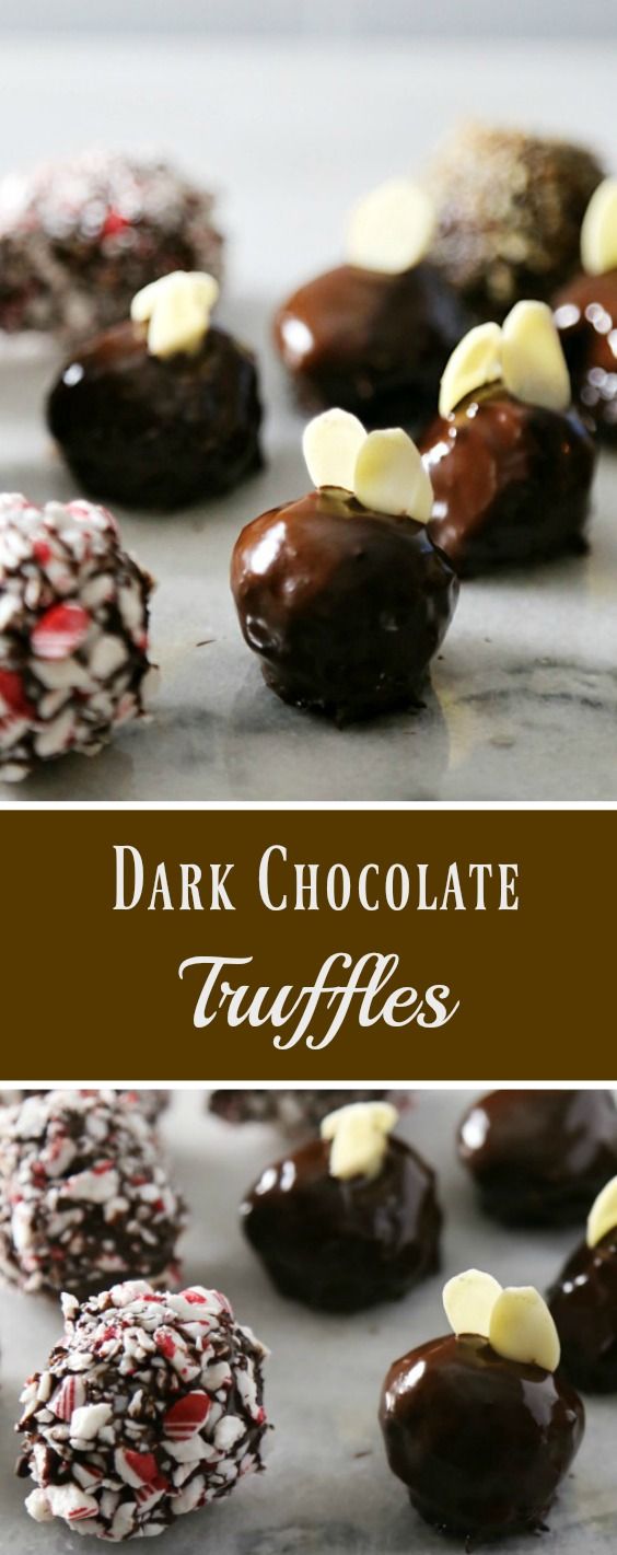 Dark Chocolate Truffles