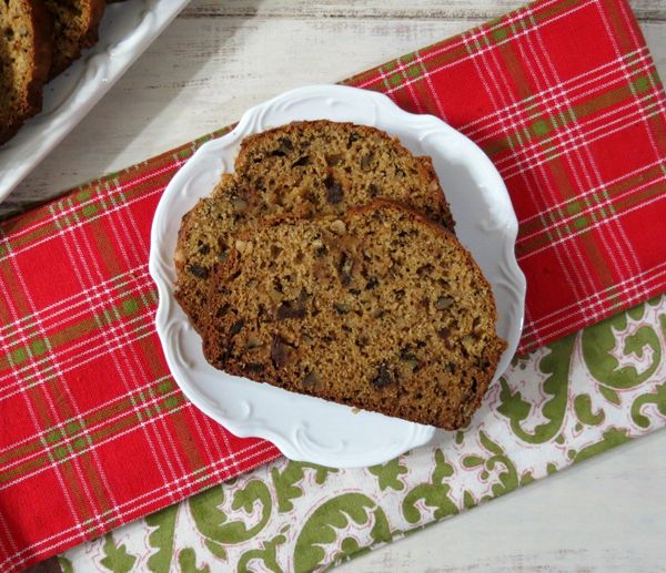 Date and Walnut Quick Bread