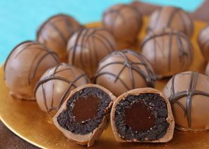 Decadent Chocolate Lava Cake Truffles