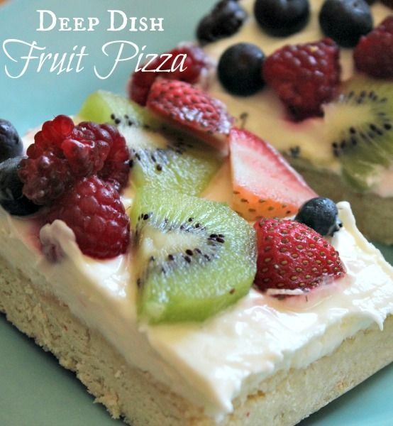 Deep Dish Fruit Pizza