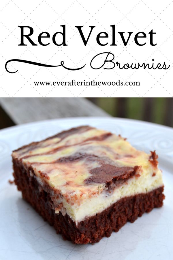 Delicious and Moist Red Velvet Brownie