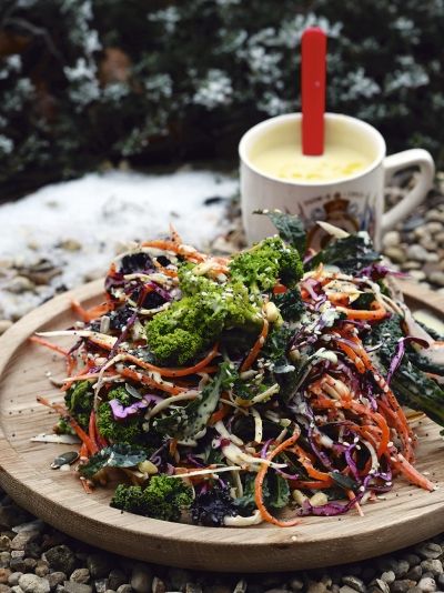 Delicious winter salad