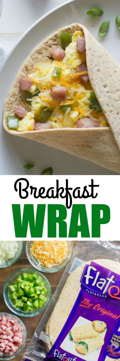 Denver Omelette Breakfast Wrap