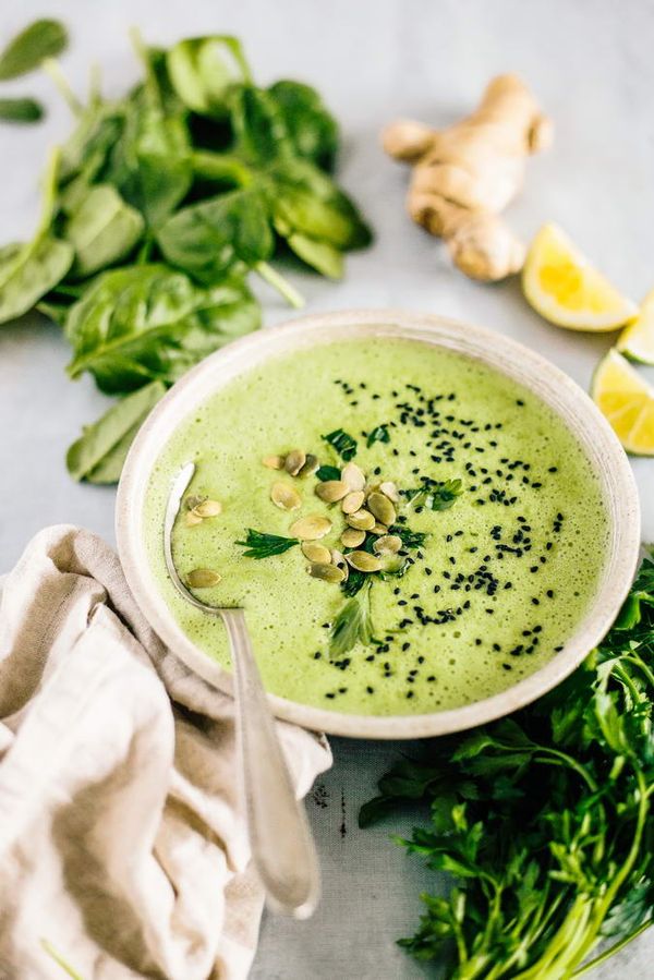 Detox Spinach Soup (Raw