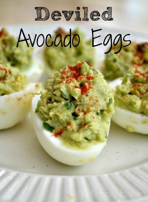 Deviled Avocado Eggs