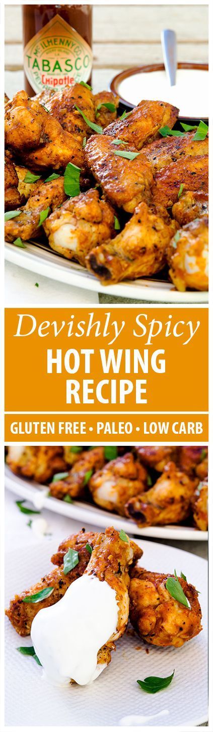 Devilishly Spicy Hot Wing