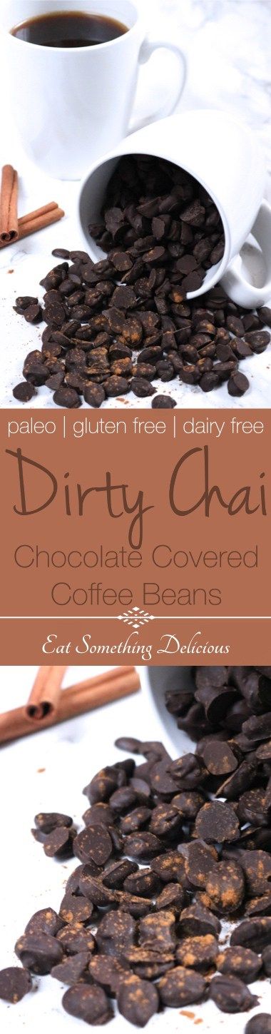 Dirty Chai Chocolate Covered Coffee Beans