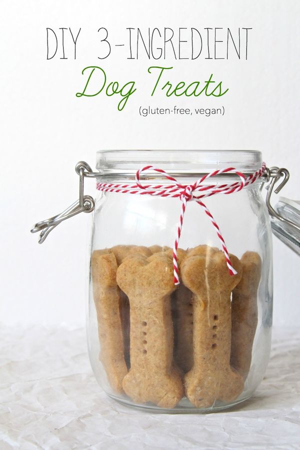 DIY 3-Ingredient Vegan Dog Treats