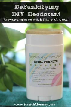 DIY DeFunkifying Deodorant (non-toxic, healthy, effective, & STILL no baking soda!