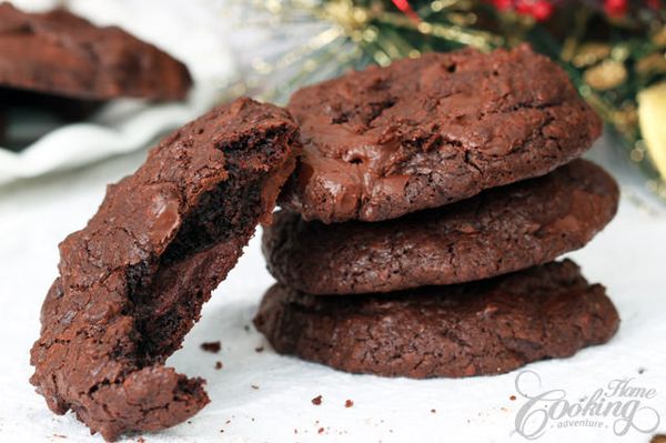 Double Chocolate Chunk Cookies