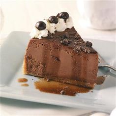 Double Chocolate Espresso Cheesecake