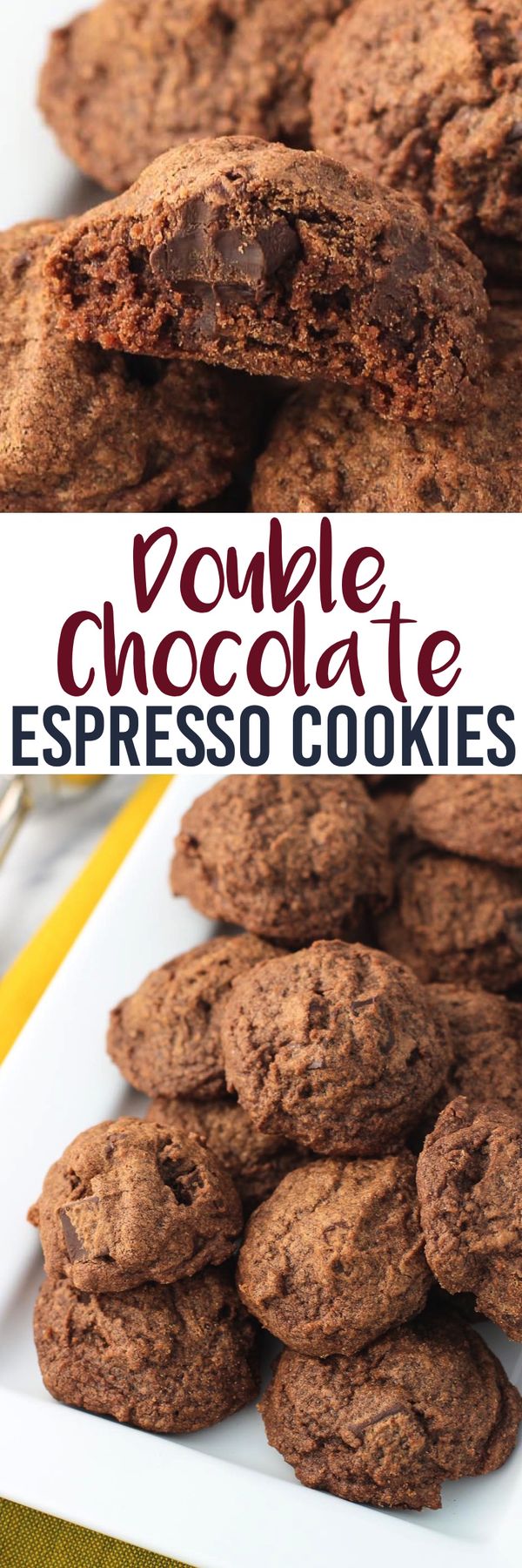 Double Chocolate Espresso Cookies