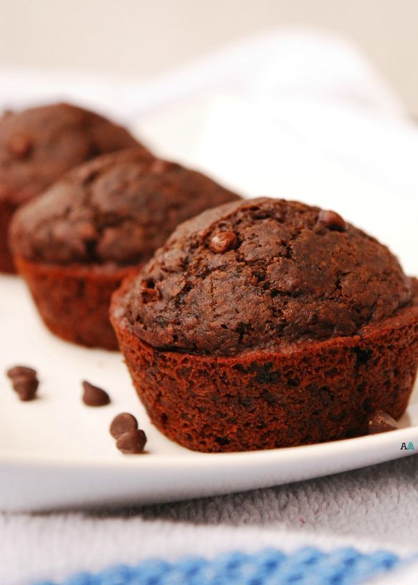 Double Chocolate Muffins (GF, DF, Egg, Soy, Peanut/Tree nut Free, Top 8 Free, Vegan