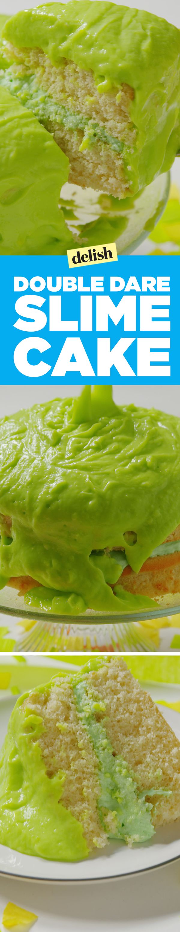 Double Dare-Inspired Slime Cake