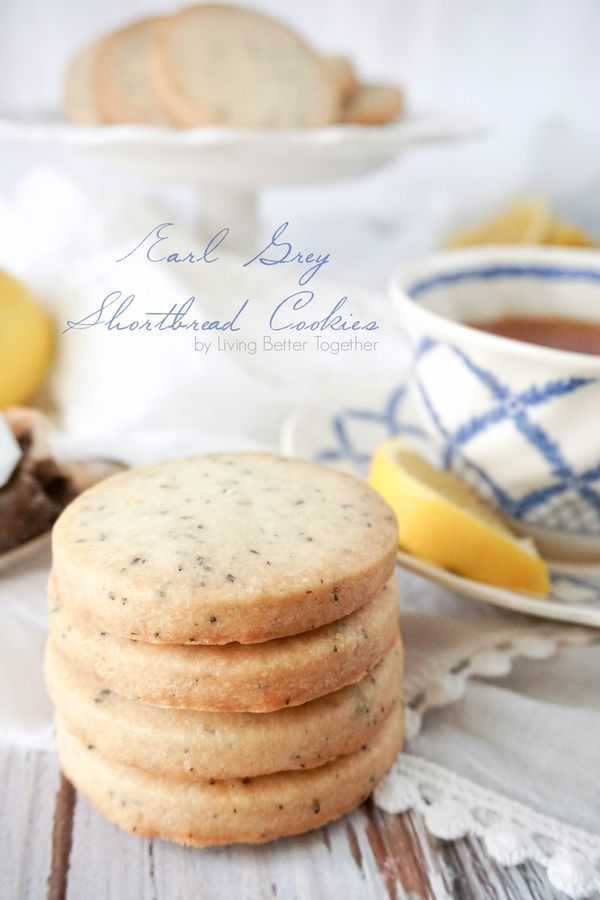 Downton Abbey Earl Grey Shortbread Cookies