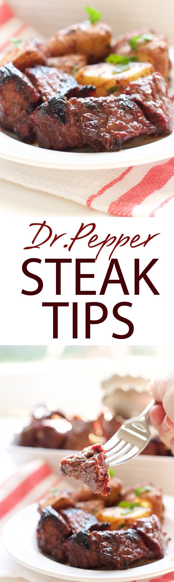 Dr. Pepper Steak Tips