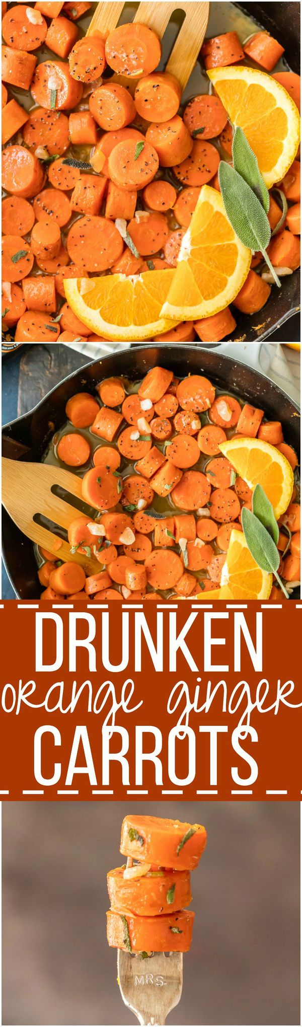 Drunken Orange Ginger Carrots