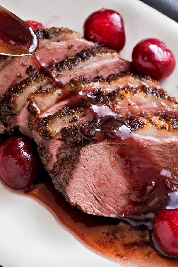 Duck With Cherries and Red Wine Vinegar