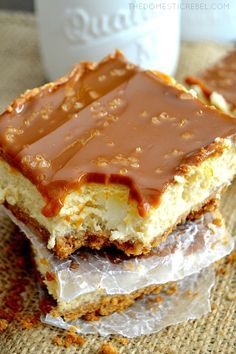 Dulce de Leche Cheesecake Bars