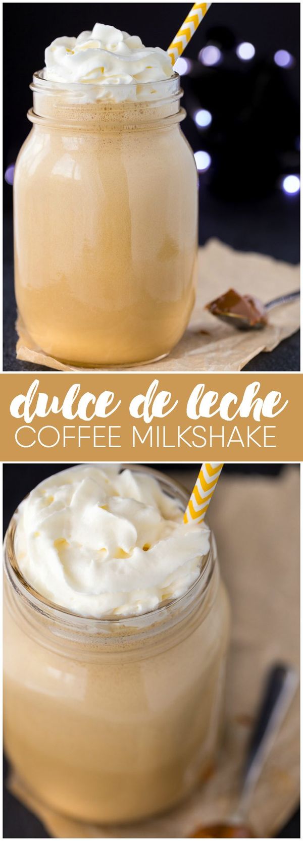 Dulce de Leche Coffee Milkshake