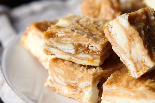 Dulce de Leche Swirled Fudge