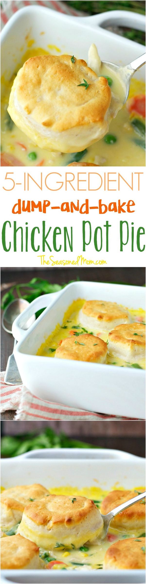 Dump and Bake Chicken Pot Pie