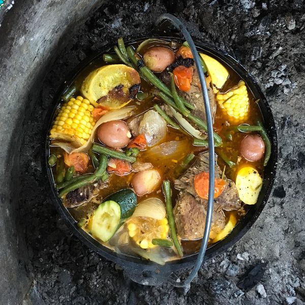 Dutch Oven-Braised Beef and Summer Vegetables