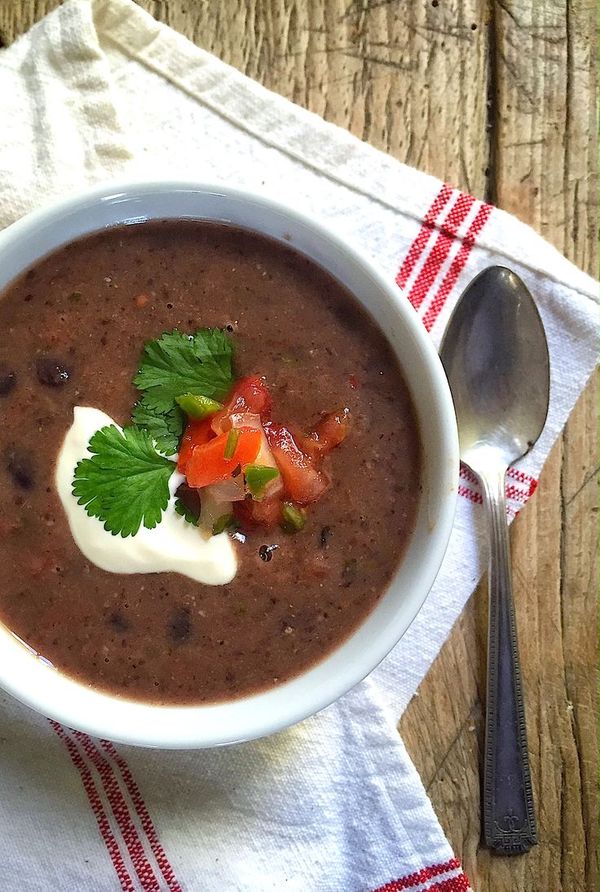 Easiest Ever Trader Joe’s Black Bean Soup