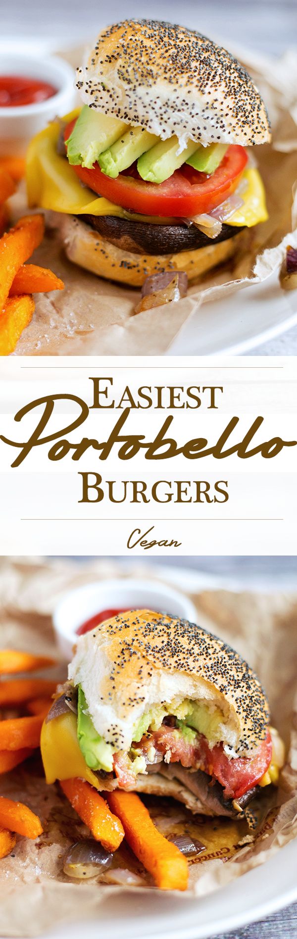 Easiest Vegan Portobello Mushroom Bugers