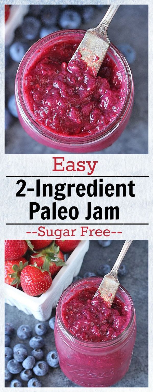 Easy 2 Ingredient Paleo Jam