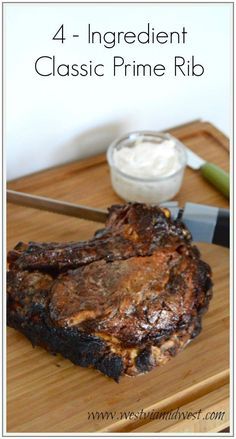 Easy 4 ingredient Classic Prime Rib