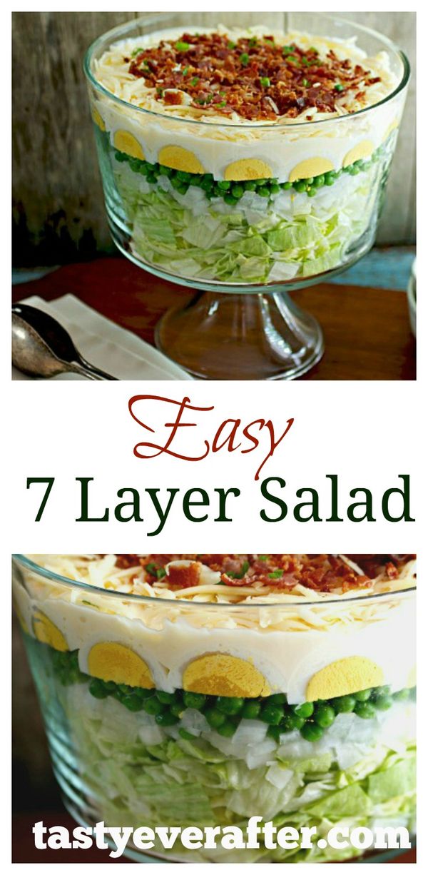 Easy 7 Layer Salad