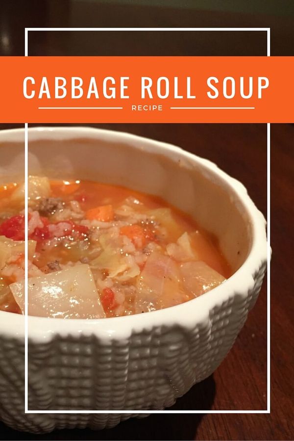 Easy and Delicious Cabbage Roll Soup