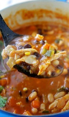 Easy and Healthy Chicken Tortilla Soup