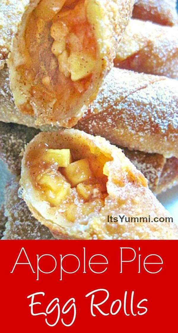 Easy Apple Pie Egg Rolls