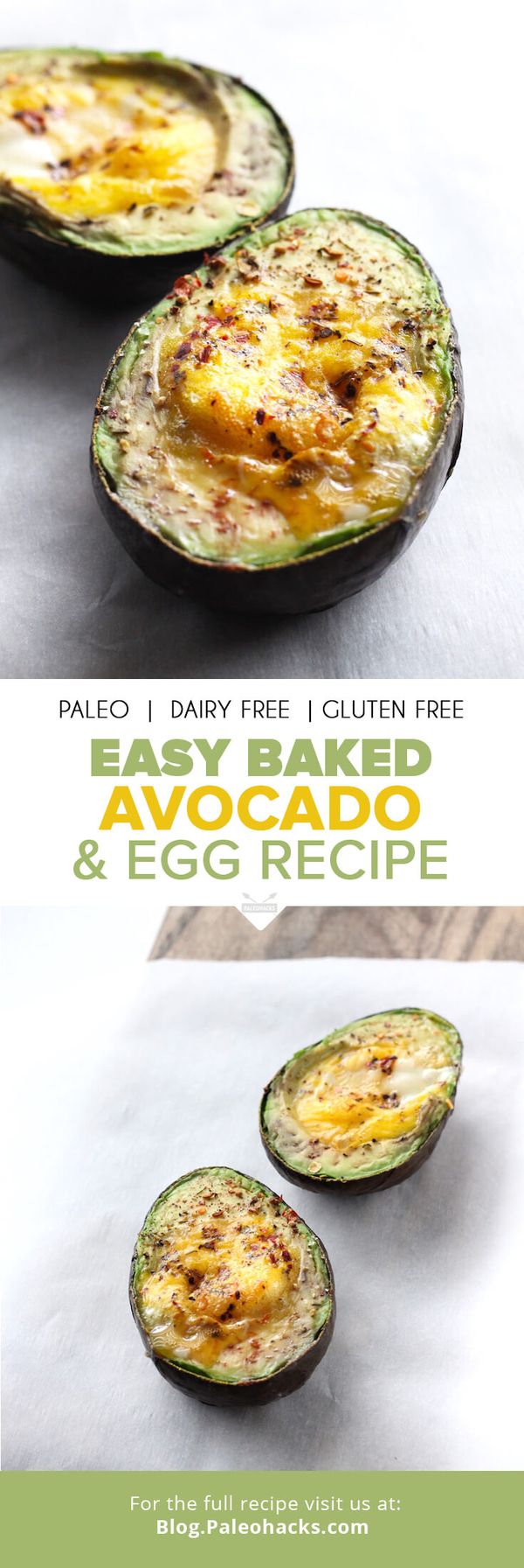 Easy Baked Avocado and Egg Recipe by Diana Keuilian