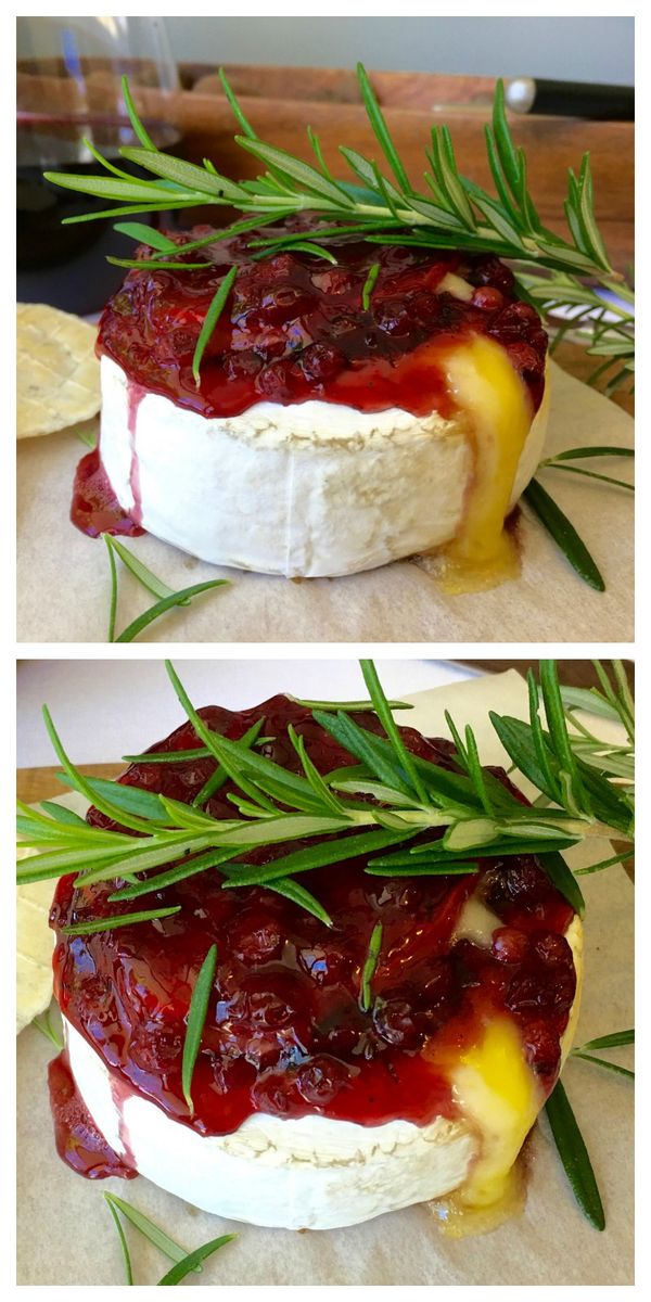 Easy Baked Brie with Lingonberry (брусника