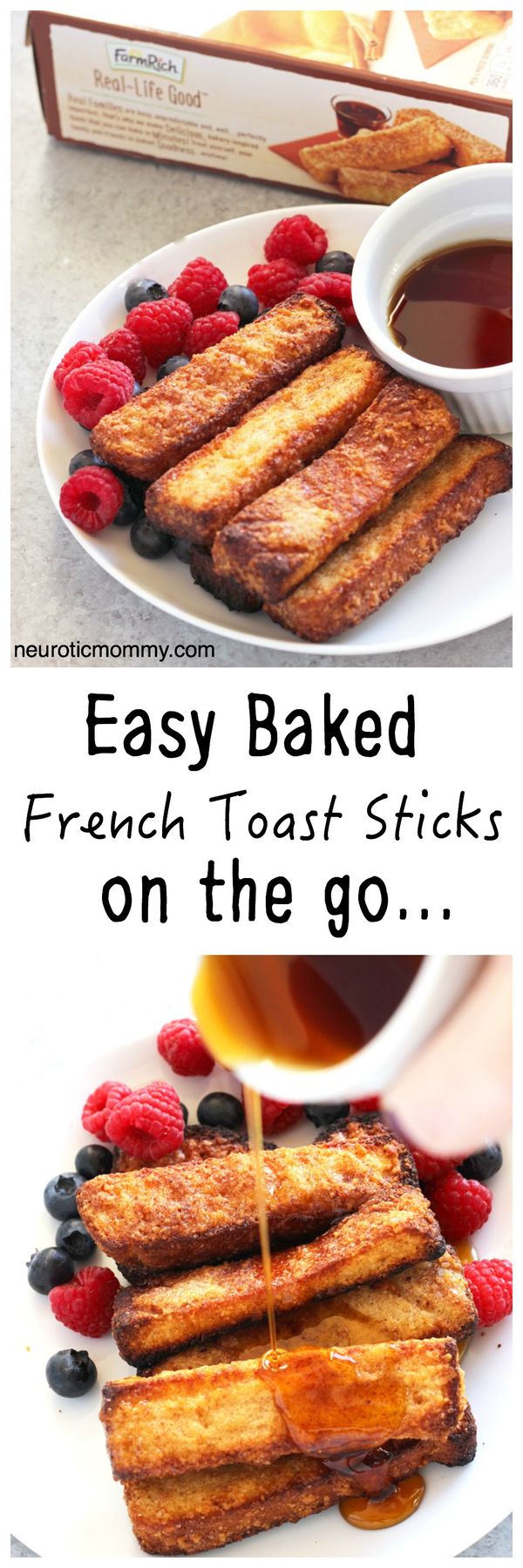 Easy Baked French Toast Sticks On the Go